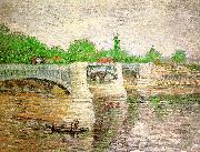 Vincent Van Gogh The Seine with the Pont de la Grand Jatte Spain oil painting artist